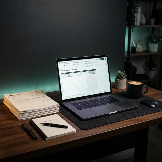 The Freelancer's Guide to Keeping Clean Financial Records (Without Hiring an Accountant)