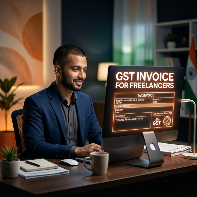 GST Invoice for Freelancers in India: Everything You Need to Know in 2026 - Blog article featured image