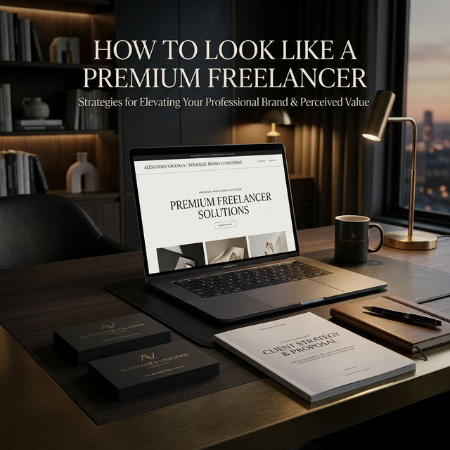 How to Look Like a Premium Freelancer (Even If You're Just Getting Started) - Blog article featured image